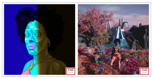 TheRoadAhead,1990byCoryVanLew&Afrofuture’her’ism,2090byKwameakaDarkMythst #904