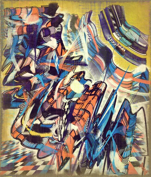 Amplitudes of Canvas #347
