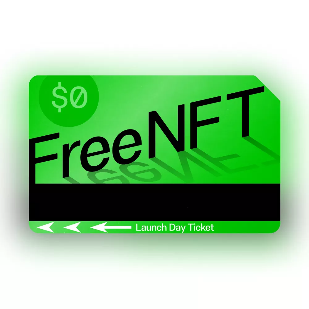 FreeNFT Collectible Launch Ticket #6321