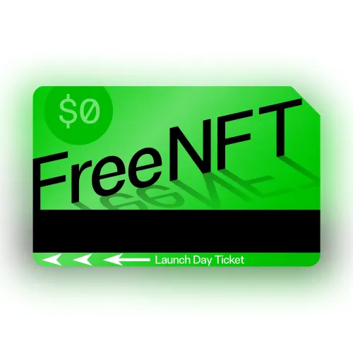 FreeNFT Collectible Launch Ticket ＃6321