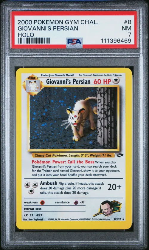 2000 #8 Giovanni's Persian PSA 7