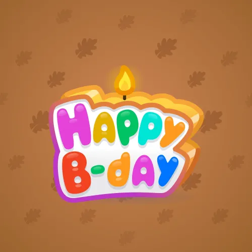 B-Day Candle #165938