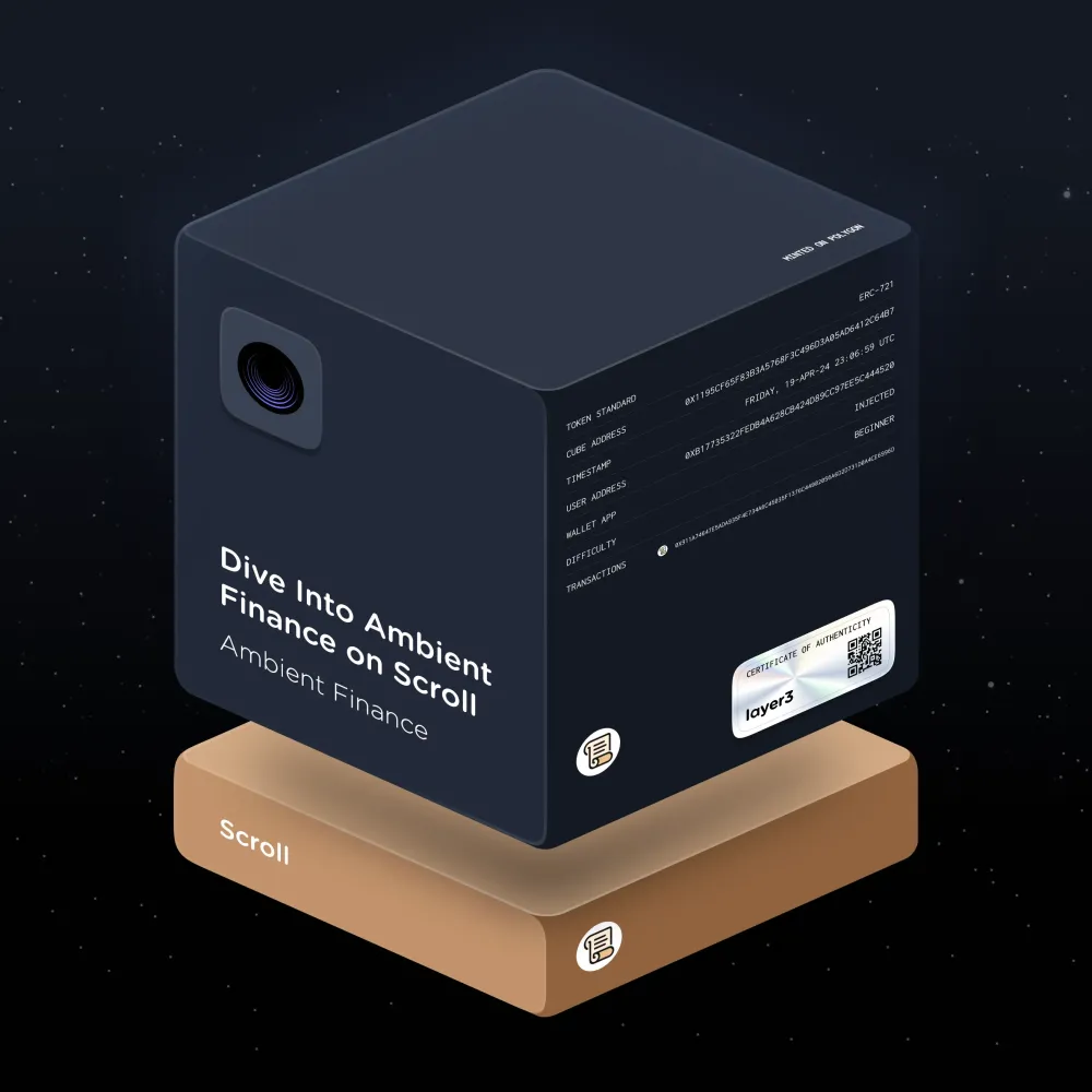 Dive Into Ambient Finance on Scroll #311924