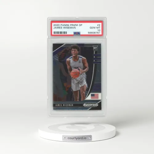 2020 Panini Prizm Draft Picks #2 James Wiseman (PSA 10 GEM MINT)