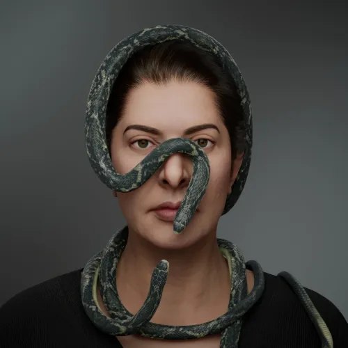 Portrait with Snakes #596