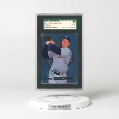 1999 Bowman's Best #157 Sean Burroughs (SGC 8 NM-MT)