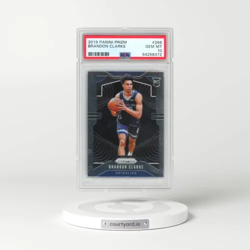 2019 Panini Prizm #266 Brandon Clarke (PSA 10 GEM MINT)