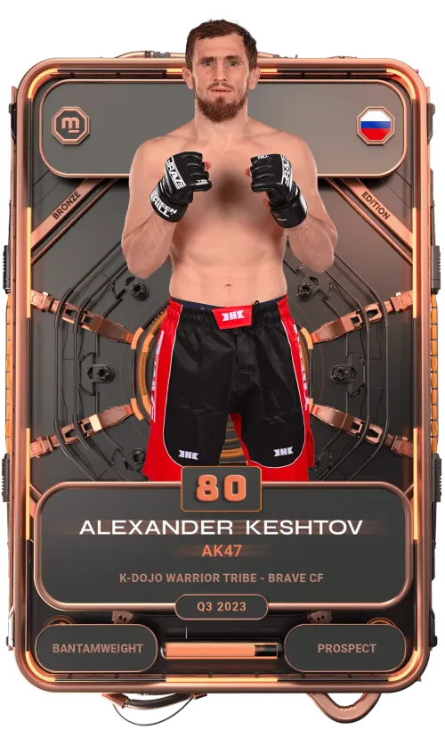 Fighter Card - Alexander Keshtov - Q3 2023 - Bronze : 183/300 #140971