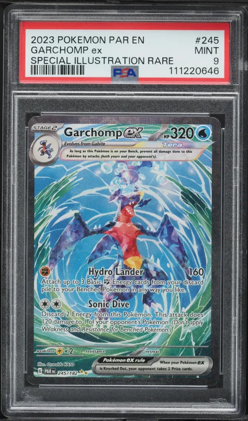 2023 #245 Garchomp EX PSA 9 Par 