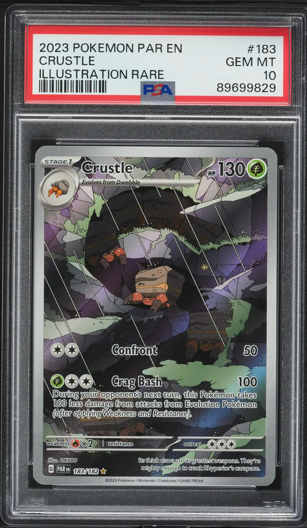2023 #183 Crustle PSA 10 Par EN-