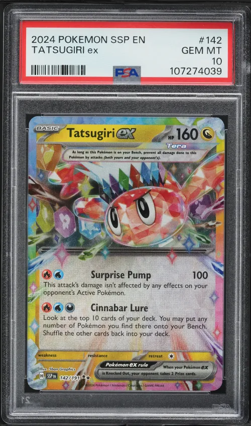 2024 #142 Tatsugiri EX PSA 10 Ss