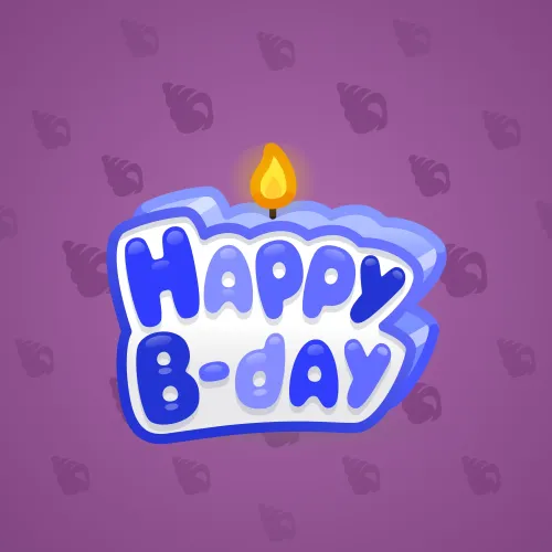 B-Day Candle #62646