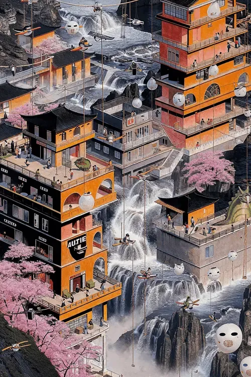 楼嵌飞瀑间 ( #82