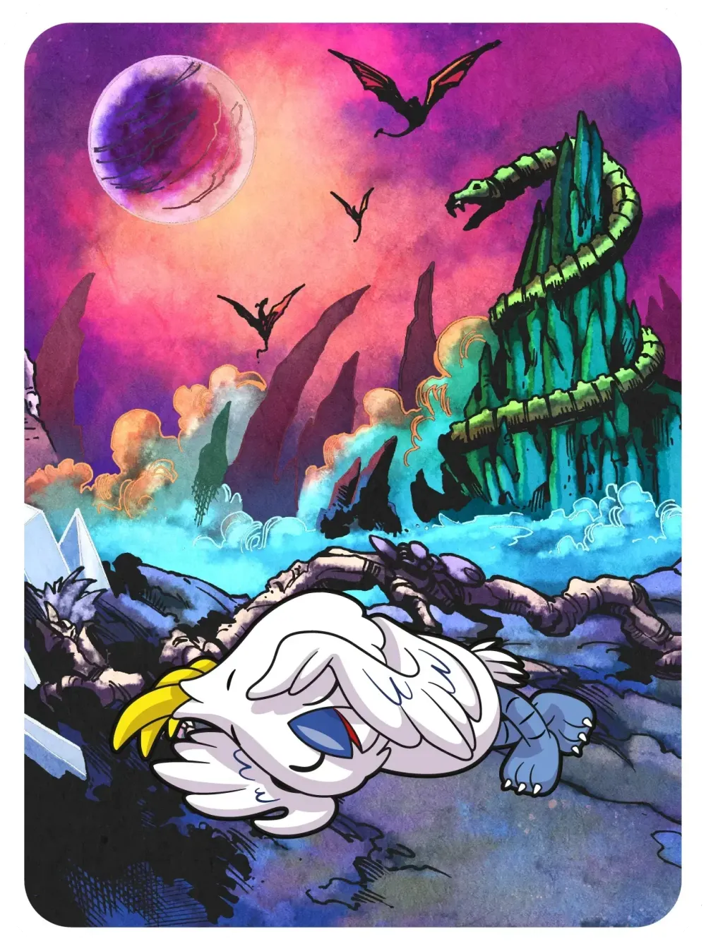 Courageous Cockatoo #17076