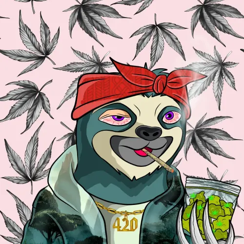 Stoned Sloth V2 #41