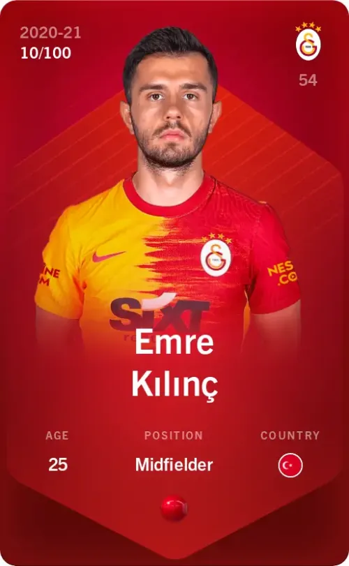 Emre Kılınç 2020-21 • Rare 10/100