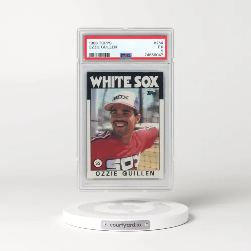 1986 Topps #254 Ozzie Guillen (PSA 5 EX)