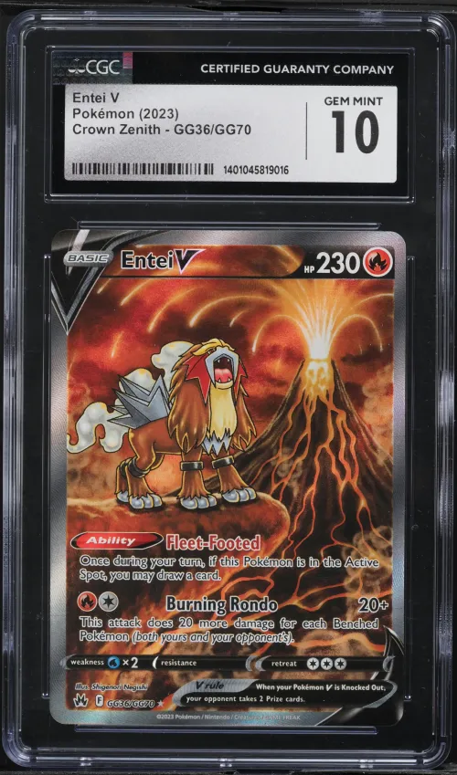 2023 #GG36 Full Art/Entei V CGC 