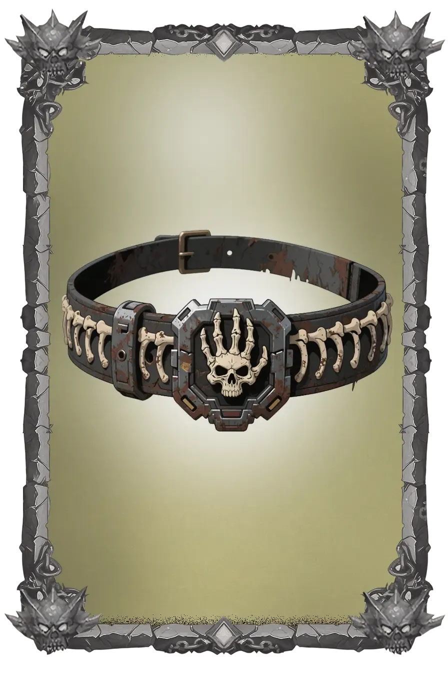 Dirge of the Dead Iron Waistband #41002
