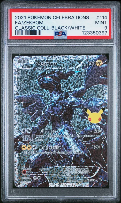 2021 #114 Full Art/Zekrom PSA 9 