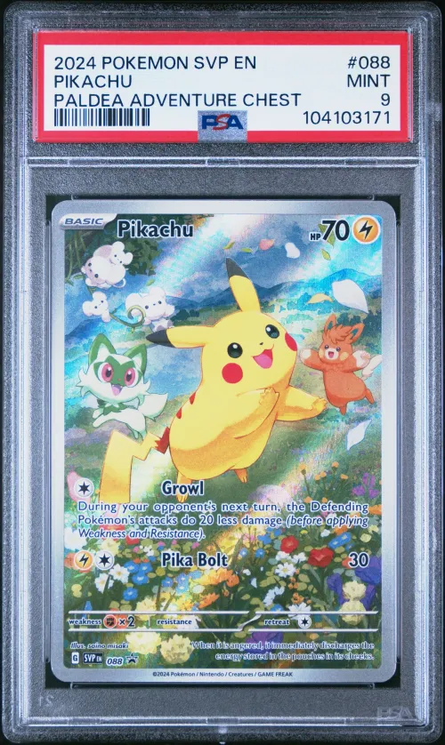 2024 #088 Pikachu PSA 9 Svp EN-S