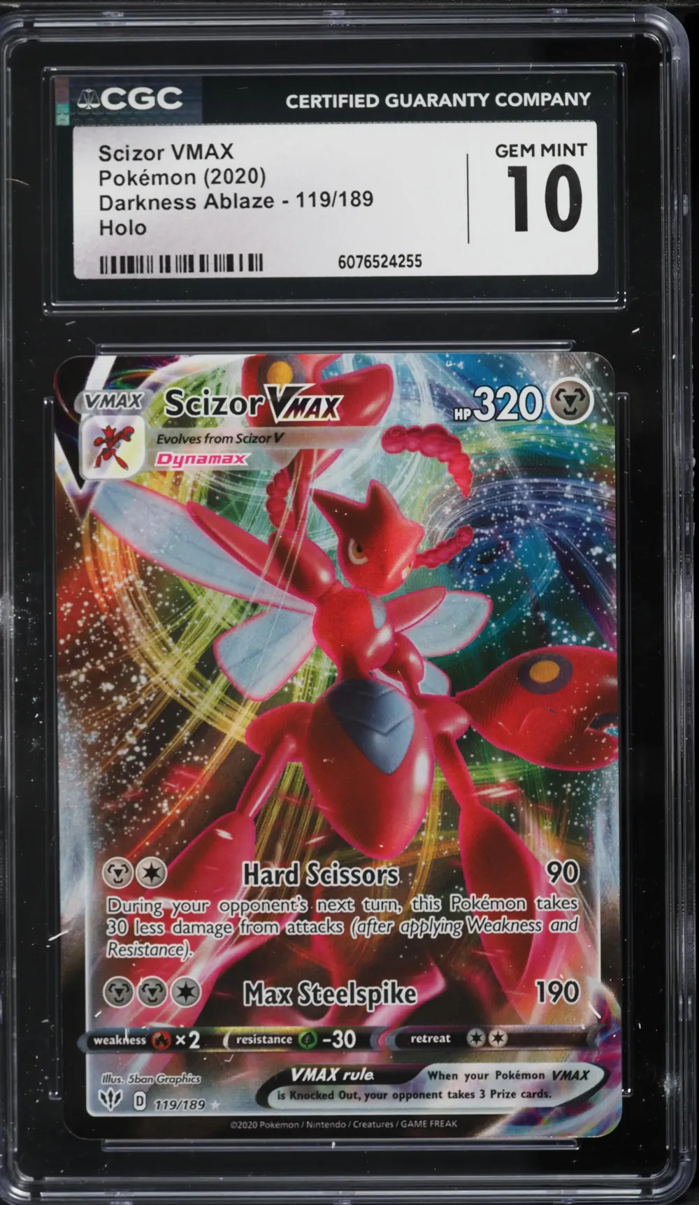 2020 #119 Full Art/Scizor Vmax C
