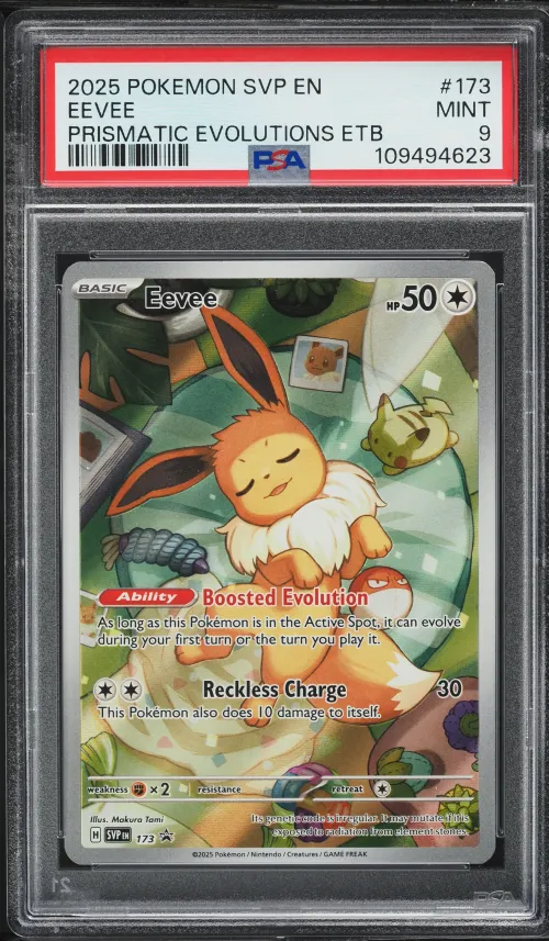 2025 #173 Eevee PSA 9 Svp EN-SV 