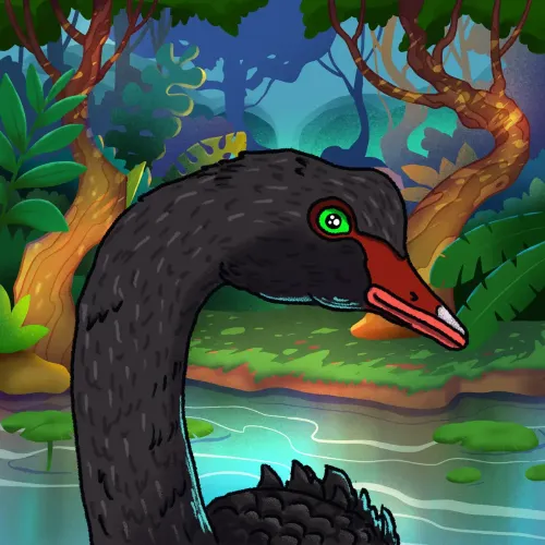 Black swan Pepe #130