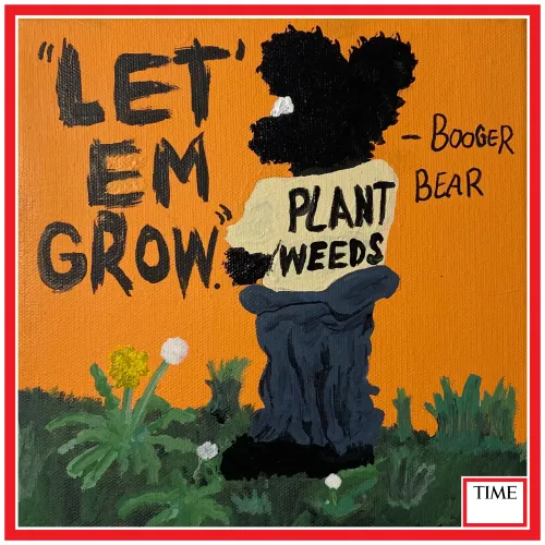 BoogerBearInGarden. #52