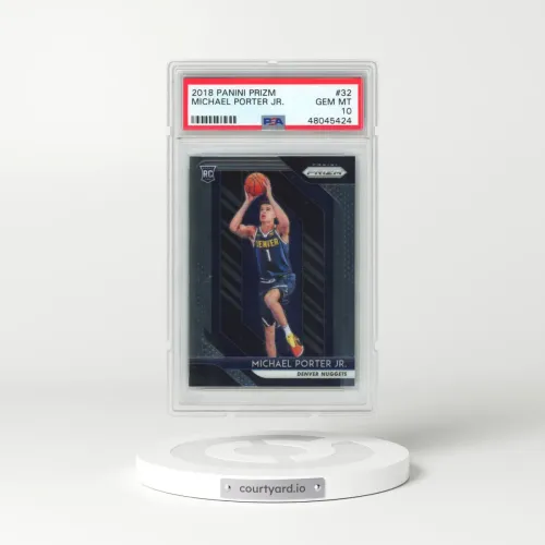 2018 Panini Prizm #32 Michael Porter Jr. (PSA 10 GEM MINT)