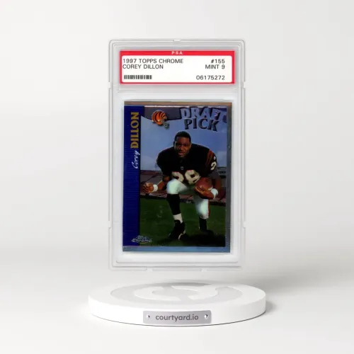 1997 Topps Chrome #155 Corey Dillon (PSA 9 MINT)