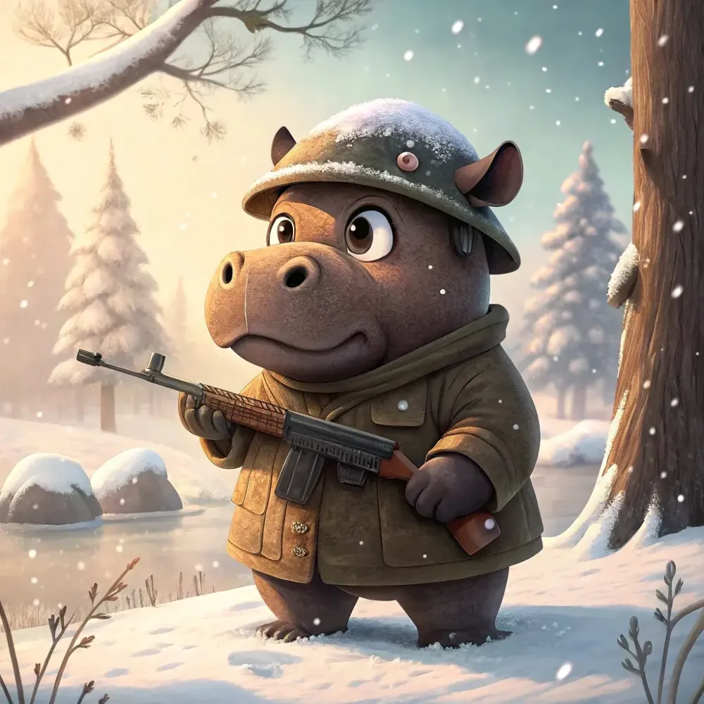 Hippo Army On BASE #1891