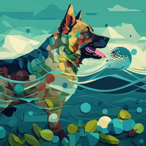 Dog in the Water #34572001