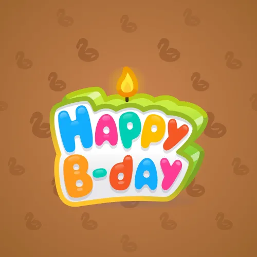 B-Day Candle #28944