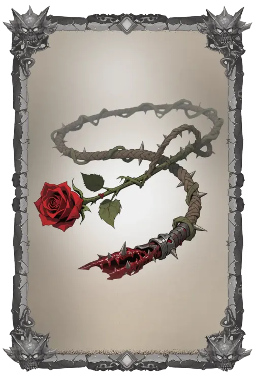 Crimson Rose Whip #10102