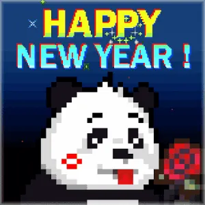 Bearly Panda ＃0014 HAPPY NEW YEAR !