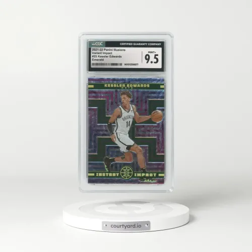 2021 Panini Illusions #25 Kessler Edwards - Emerald (CGC 9.5 MINT+)