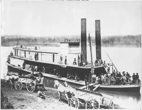 Government transport "Kingston" on the Tennessee River  #780