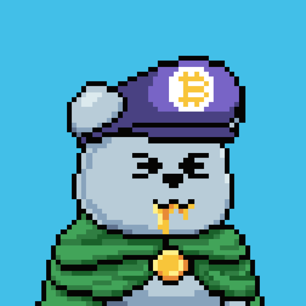 Bitcoin Bear Cub #1278 (Inscription #619655)