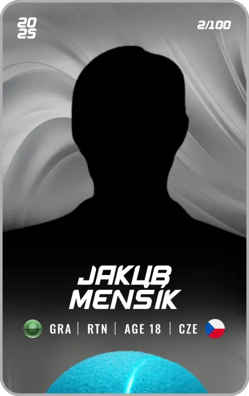 Jakub Menšík - Silver - Return #20239