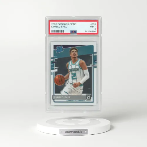 2020 Panini Donruss Optic #153 LaMelo Ball (PSA 9 MINT)