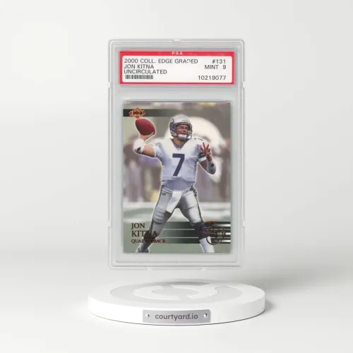 2000 Collector's Edge Graded #131 Jon Kitna - Uncirculated (PSA 9 MINT)