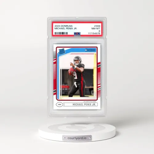 2024 Panini Donruss #308 Michael Penix Jr. (PSA 8 NM-MT)