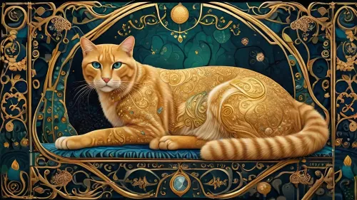 "Purrtrait of Adele"
