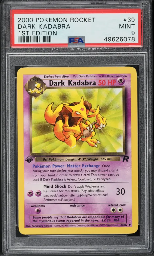 2000 #39 TEAM ROCKET 1ST EDITION