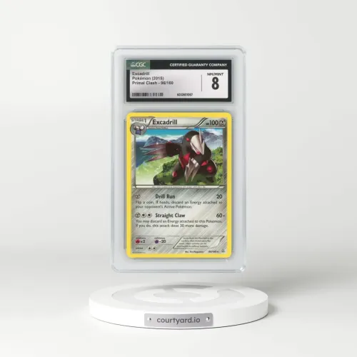 2015 Primal Clash #96/160 Excadrill (CGC 8 NM-MT)