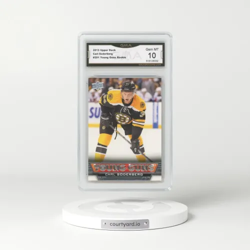 2013 Upper Deck #201 Carl Soderberg - Young Guns Rookie (GMA 10 GEM MINT)