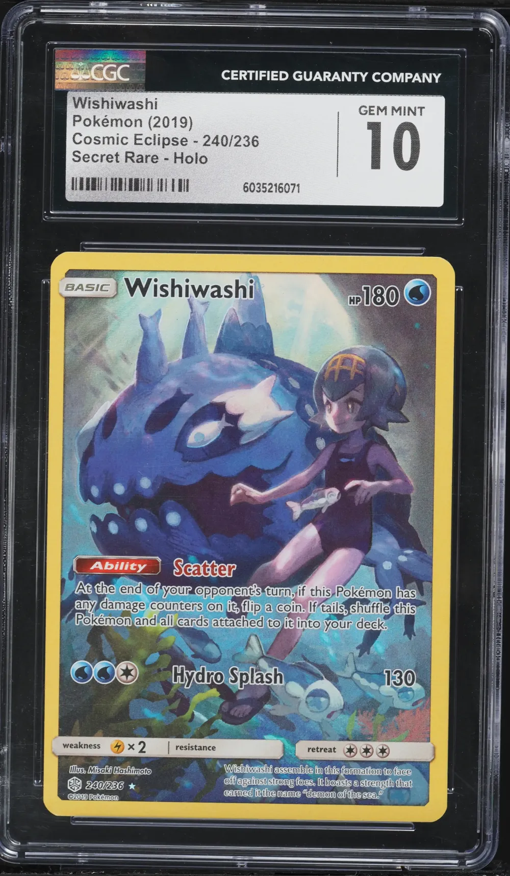 2019 #240 Full Art/Wishiwashi CG
