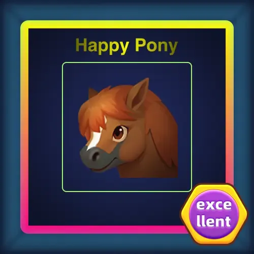 Happy Pony (Excellent) #206