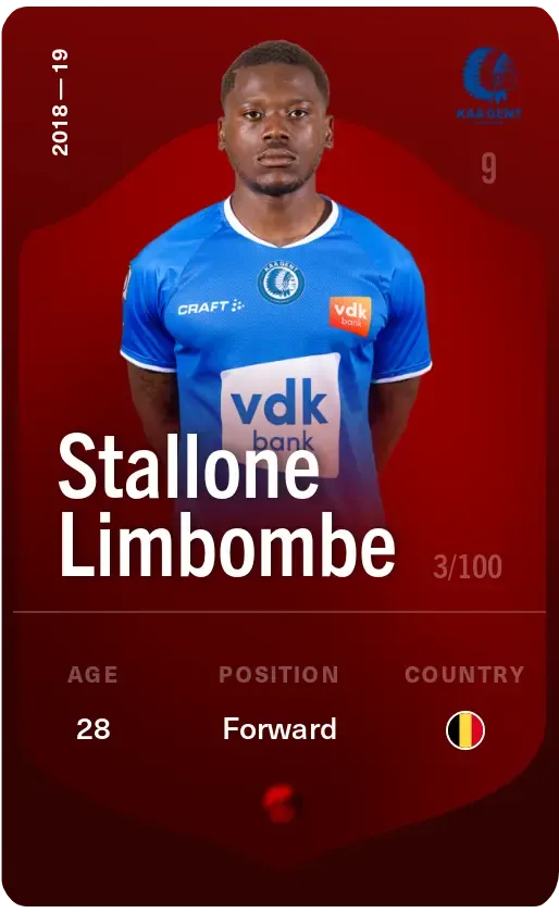 Stallone Limbombe 2018-19 • Rare 3/100